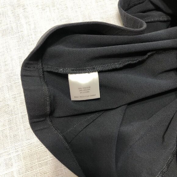 Eileen Fisher Pants L Gray Crepe Pull On Ankle Slim Straight Minimalist Preppy - Picture 9 of 15